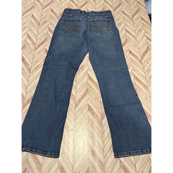 Lee Sinfully Soft Jeans 10 Medium’s Women’s Bootcut Denim Elastic Waist - Picture 2 of 10